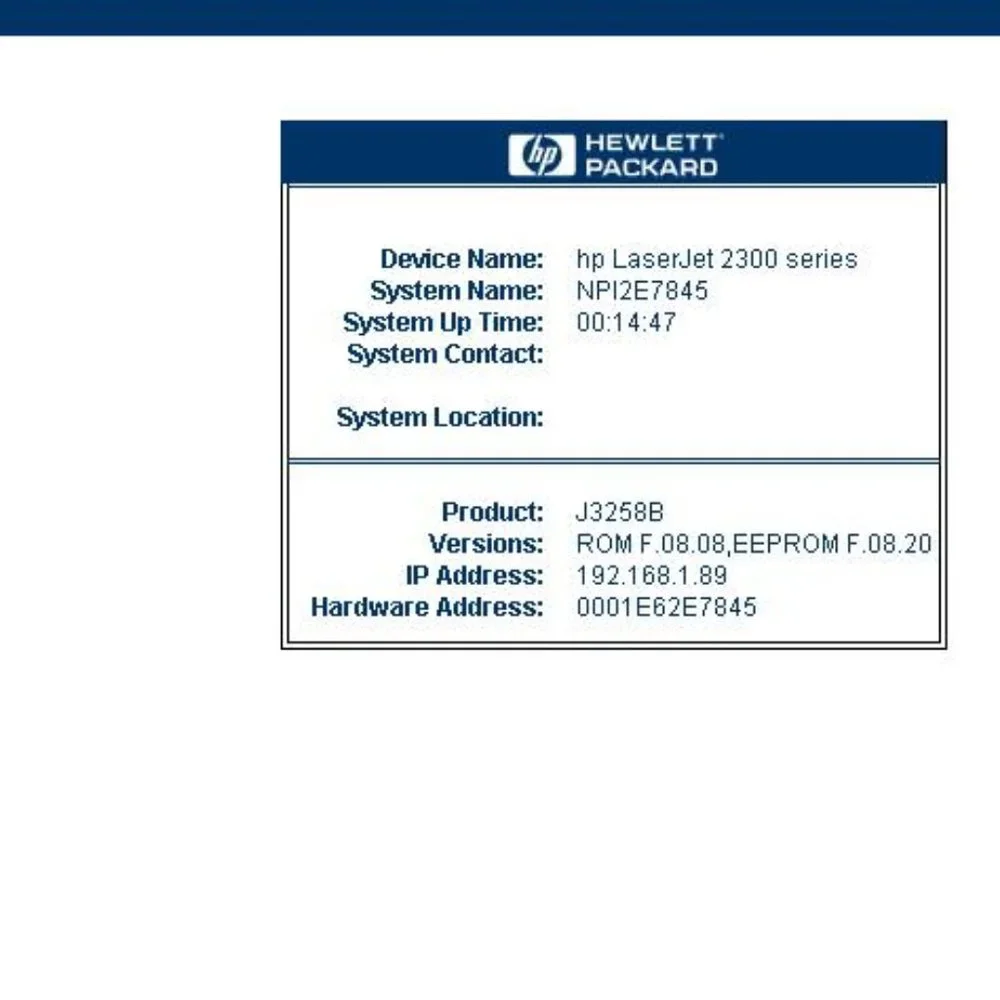 HP JetDirect 170x External Print Server | J3258B | J3258-61012 | DOM 01/2001